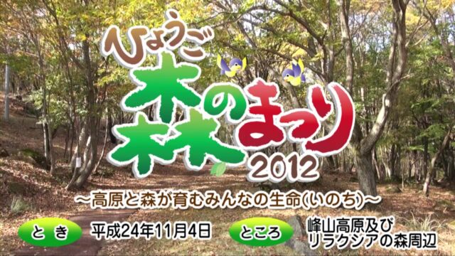 2012年11月4日　ひょうご森のまつり2012
