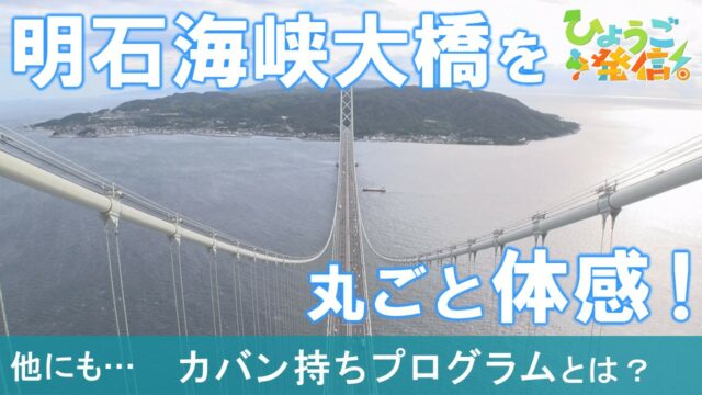 舞子浜・明石海峡大橋でスリル満点な体験に挑戦！（2025年10月19日 ひょうご発信！）