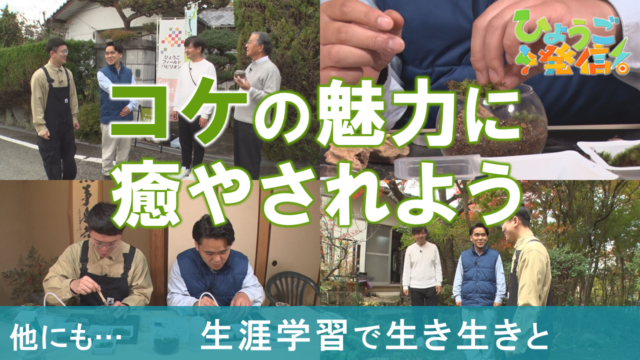 里山の自然を「苔リウム」で再現！作って、見て、育てて楽しもう♪（2025年12月14日 ひょうご発信！）